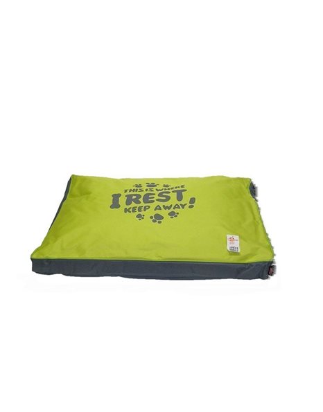 Pet Interest Waterproof Dog Cushion Lime Large 100x70x8cm