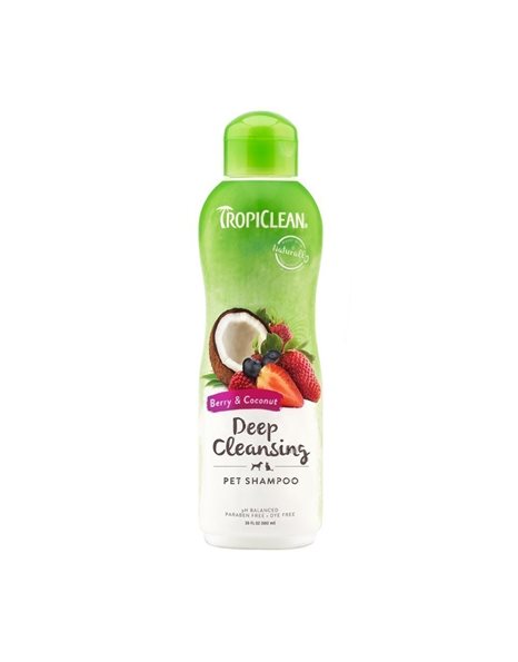 Tropiclean Deep Cleansing Berry And Coconut Shampoo 592ml