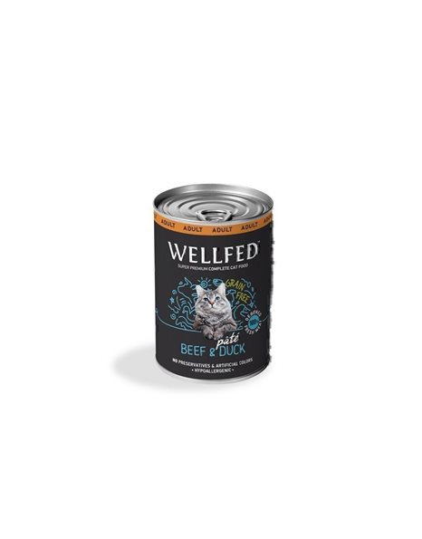 Naturest Wellfed Beef And Duck With Salmon Oil And Taurine 400gr