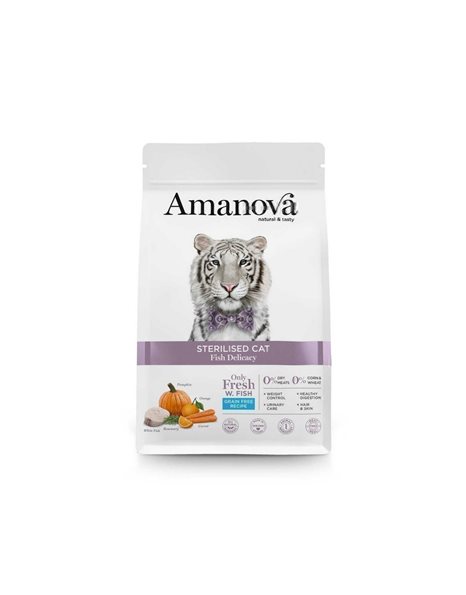 Amanova Grain Free Sterilised Cat Fish Delicacy 1,5kg