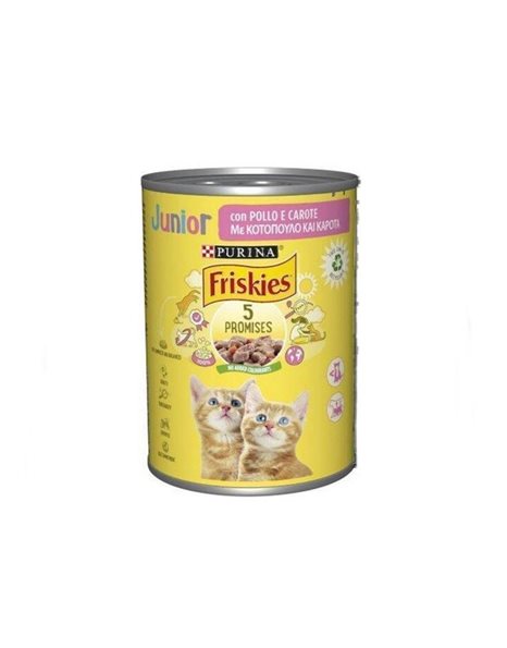 Friskies Junior With Chicken and Carrots In Gravy 400gr
