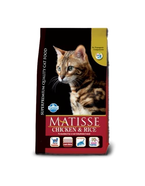 Matisse Για Ενήλικες Γάτες Με Κοτόπουλο Και Ρύζι 1,5kg