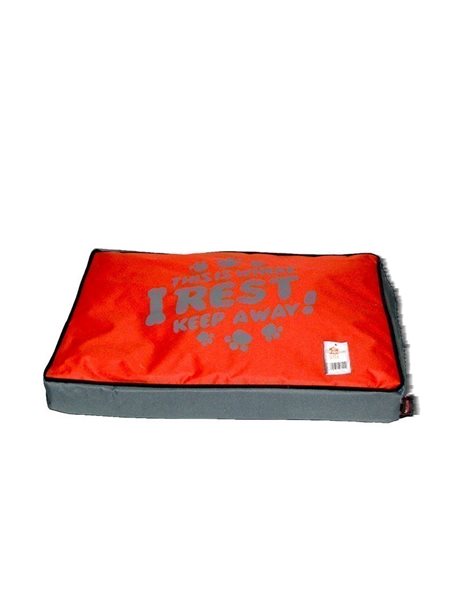 Pet Interest Waterproof Dog Cushion Red Medium 80x60x8cm