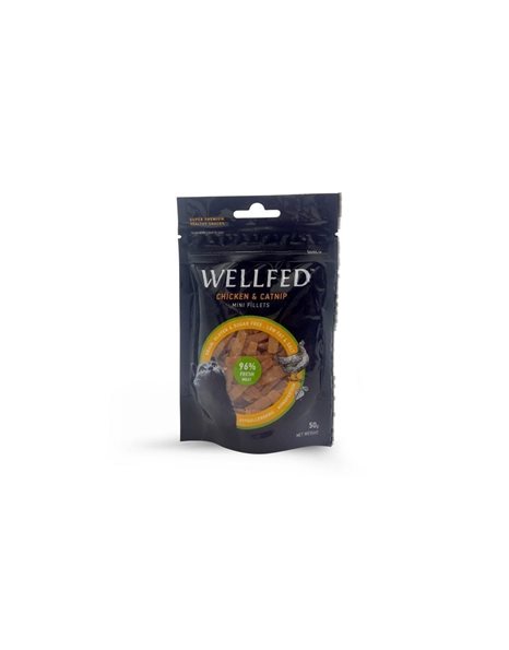 Wellfed Mini Fillets Chicken & Catnip 50gr