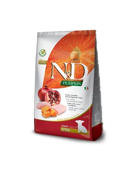 N&D Grain Free Pumpkin Chicken And Pomegranate Puppy Mini 800gr