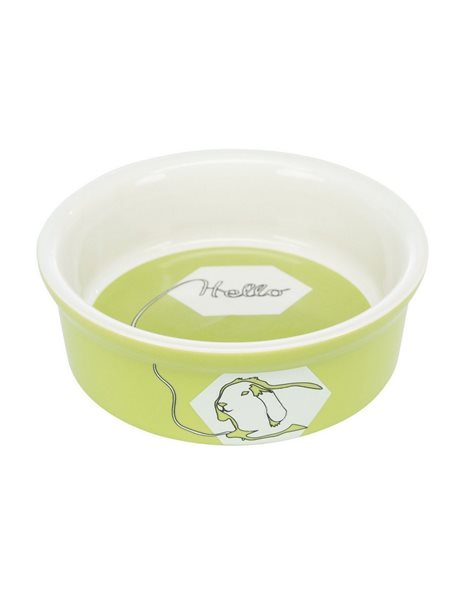 Trixie Ceramic Bowl Mimo For Rabbits 240ml