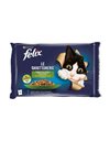 Felix Le Chiottonerie Multipack Beef&Carrots And Chickn&Tomato 4Χ85gr