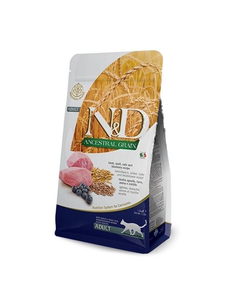 N&D Low Grain Cat Lamb And Blueberry 10kg