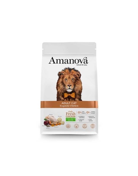 Amanova Low Grain Adult Cat Exquisite Chicken 1.5kg