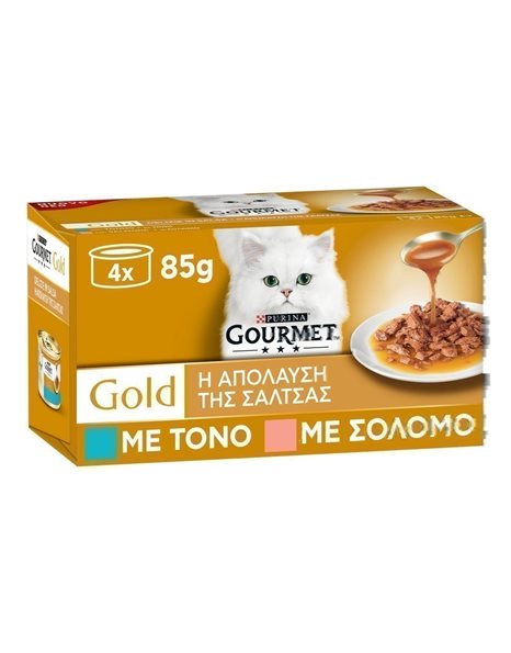 Gourmet Gold Διπλό Ταρτάρ Με Σολoμό Και Τόνο 4x85gr