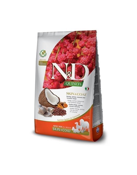 N&D Grain Free Quinoa Herring And Coconut Skin And Coat 7kg