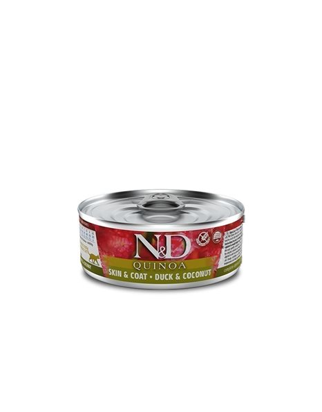 N&D Quinoa, Duck & Coconut Skin And Coat 80gr