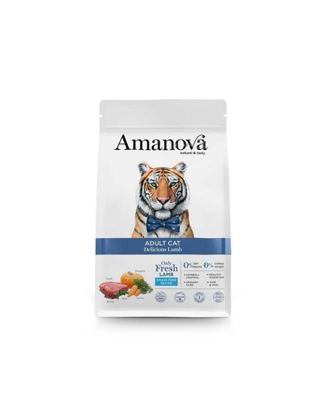 Amanova Grain Free Adult Cat Delicious Lamb 1.5kg