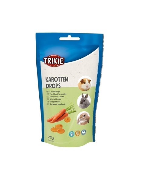 Trixie Carrot Drops For Rodents 75gr