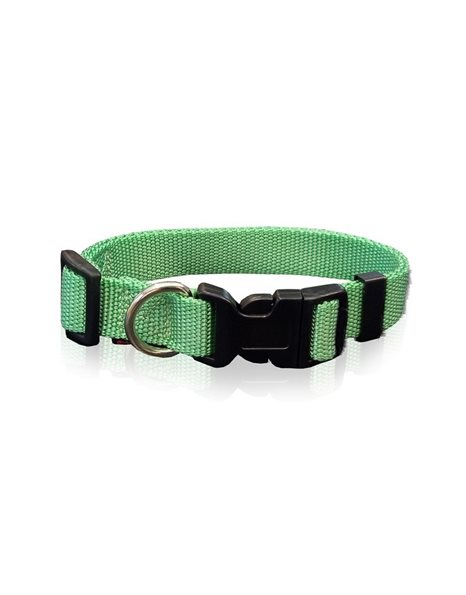 Pet Interest Plain Line Collar Small Ανοιχτό Πράσινο 15mm x 22-40cm