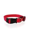 Pet Interest Plain Line Collar Small Red 15mm x 22-40cm