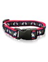 Pet Interest Dogs In Love Collar Large Navy Blue 25mm x 47-70cm