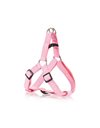 Pet Interest Dog Harness Checked Line Large Pink 25mm x 55-82cm