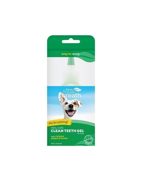 Tropiclean Fresh Breath Dog Clean Teeth Oral Care Gel 118ml