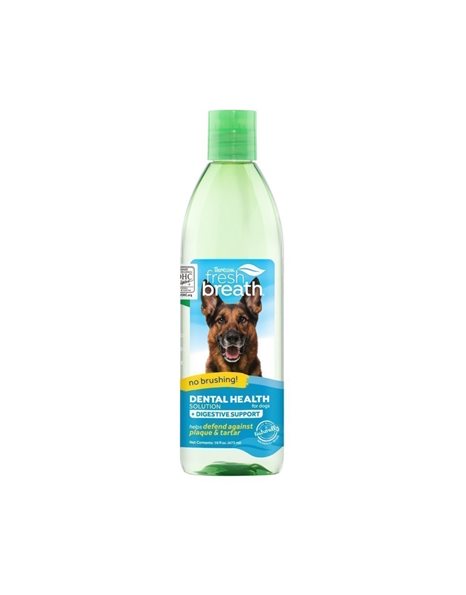 Tropical Fresh Breath Dog Oral Care Water Additive Digestive Support 473ml