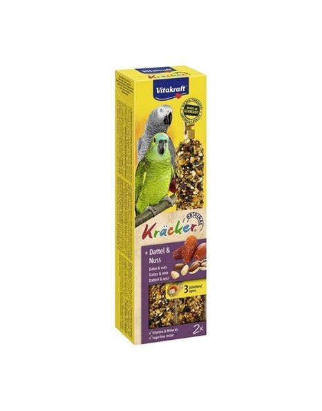 Vitakraft Kracker Duo For Parrots With Dates & Nuts 2pcs
