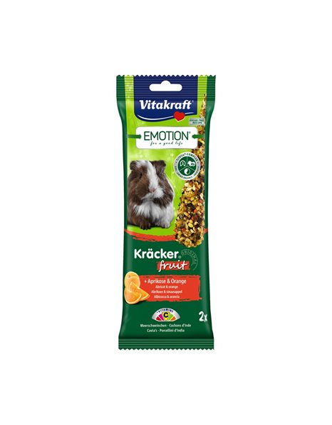 Vitakraft Kracker Duo Emotion For Guinea Pigs With Fruit 2pcs