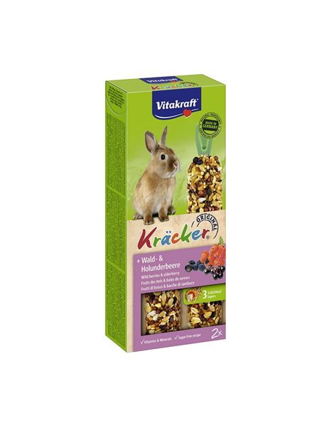 Vitakraft Kracker Duo For Rabbits With Wild Berries 2pcs