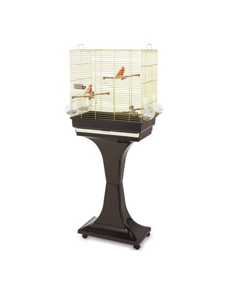 Imac Κλουβί Πουλιών Camilla Χρυσό-Καφέ 50x30x57cm