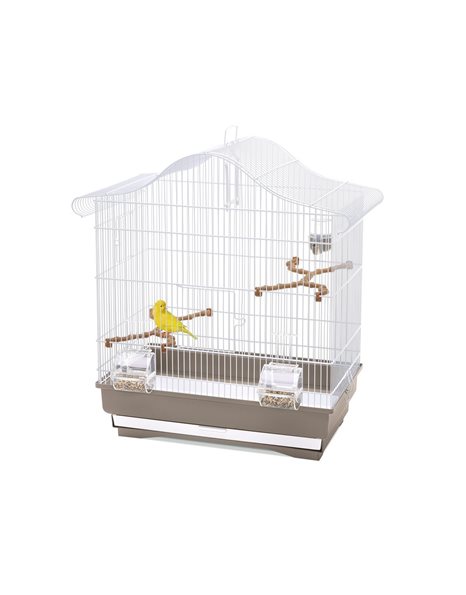 Imac Cage For Birds Serena Plus Beige-White 56.5 x 30 x 60.5cm