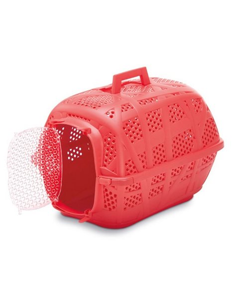 Imac Transport Cage Carry Sport Red 48.5x34x32cm