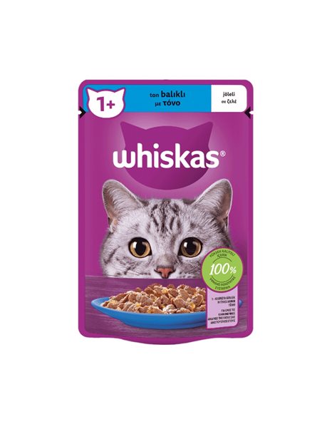 Whiskas With Tuna In Jelly 85gr