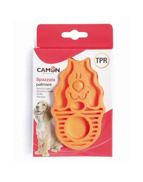 Camon Dog-Shaped TPR Shedding Brush