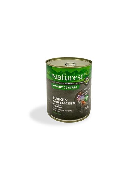 Naturest Weight Control With Turkey, Chicken And Rice 800gr