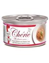 Cherie Flaked Tuna Adding Wild Salmon Entrees in Gravy 80gr