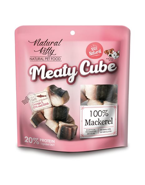 Natural Kitty Meaty Cube Σκουμπρί 60gr
